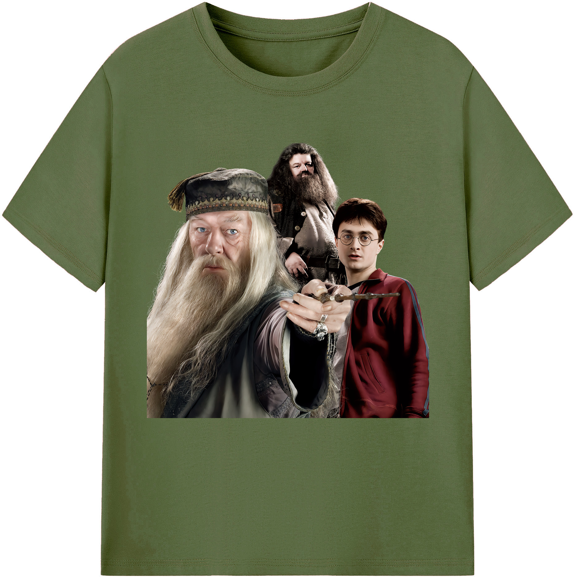 （画像用） Harry Potter ハリー・ポッターシリーズ 綿100％半袖Tシャツ（フロントプリント）